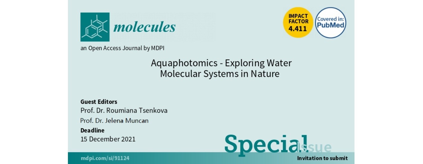 Special Issue: "Aquaphotomics - Exploring Water Molecular Systems in Nature"